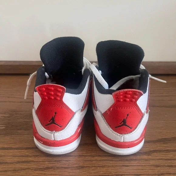 Jordan Kids - Jordan Retro 4 Red Cement Sz 10 - Picture 8 of 9